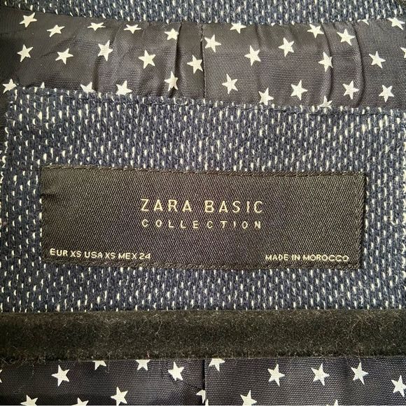 ZARA Cotton Academic Blazer - Single Button - Picture 12 of 12